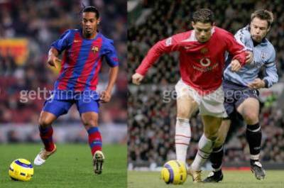 ronaldinho vs c ronaldo